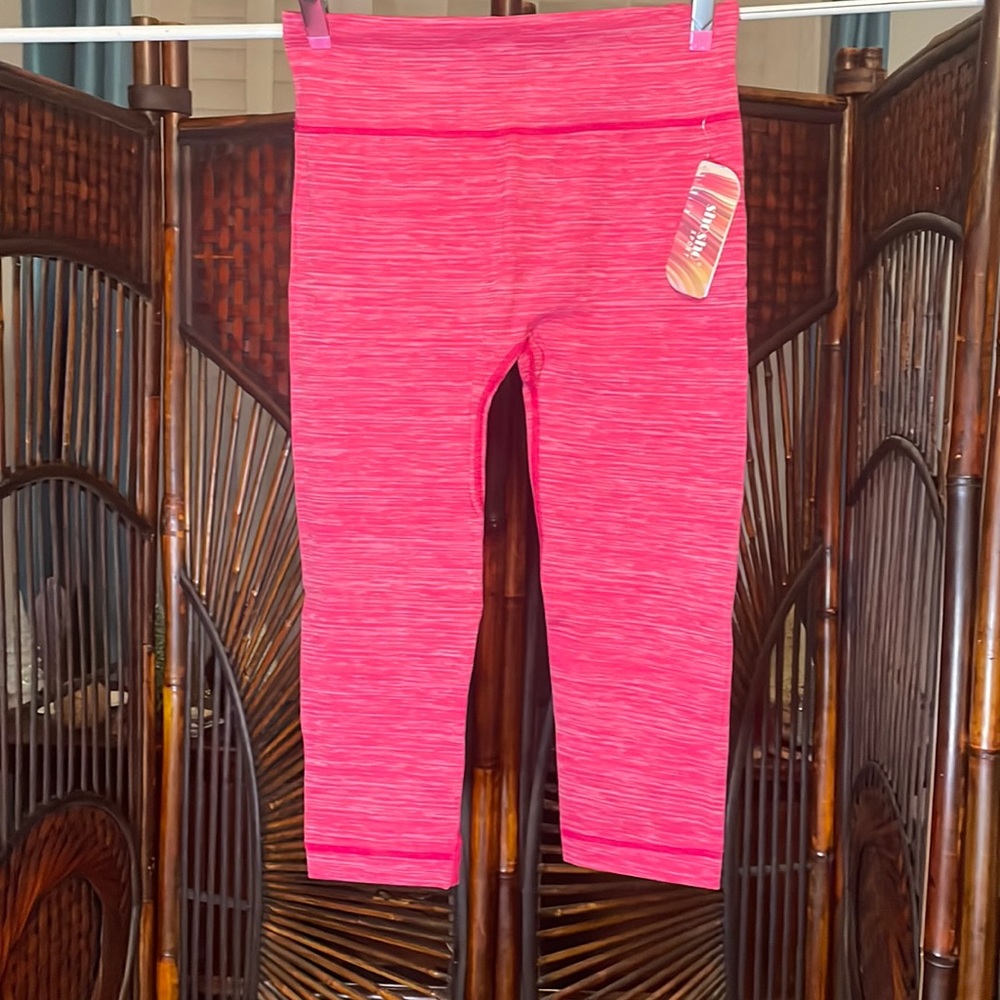 NWT L/XL Bright Pink, leggings, yoga pants